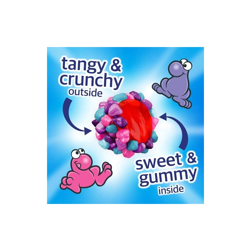 NERDS Very Berry Gummy Clusters - Crunchy and Gummy Treats