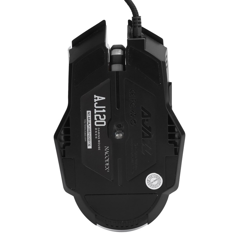 AJAZZ Wired Mouse 6 Button 4Speed DPI Adjustable Plug in