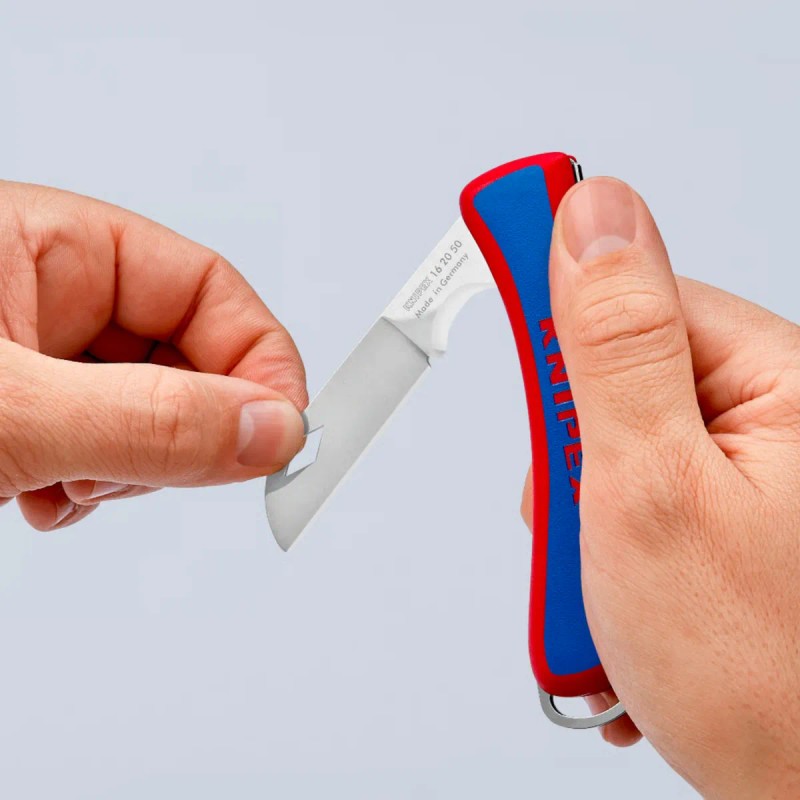 Navaja Plegable Para Electricistas 4.75'' Knipex 16 20 50 Sb