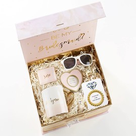 Hen Party Hair Ties with Laser Diamond Card, Spiral Hair Scrunchies for Bridesmaid Gifts, Bridal Shower, Wedding Favors Souvenirs