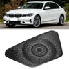 Aluminum Alloy Black Console Dashboard Speaker Cover Trim Fits for