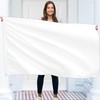 Solid White Flag – Plain White Flag - Double-sided Print