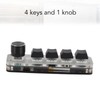 EIMSOAH Mini 4 Key Mechanical Gaming Keypad, Programmable USB BT