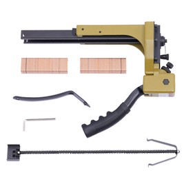 Carton Closing Stapler Kit Durable Manual Box Stapler with 100pcs Staples 1-3/8-Inch Crown, 3/4-Inch Length Carton Staples for Closing Carton Folding Boxes Manually, Yellow & Black