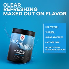 MaxiNutrition MaxiNutrition MaxClear Blue Tropical 300g, 24g Protein, 104 Calories per Serving. Refreshing, Low Calorie, No Artificial Colours or Flavours