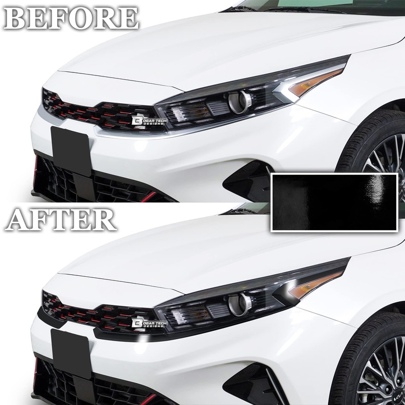 BOGAR TECH DESIGNS Grille Front Bumper Chrome Delete Sticker Decal