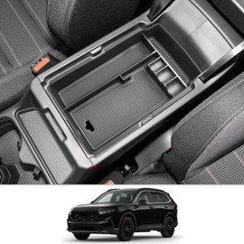 CDEFG 2023 2024 2025 CR-V Center Console Organizer Tray for 2023 2024 2025 Honda CR-V Hybrid Sport Touring Armrest Tray Storage Box Coin Container 2023 2024 2025 CRV Hybrid Accessories