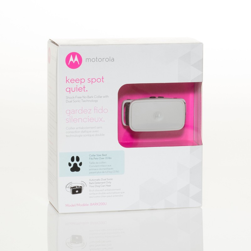 Motorola BARK200U Ultrasonic Dog Collar with 3 Levels and Vibration