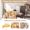 SearchI Waterproof PU Leather Dining Chair Covers Set of 6,