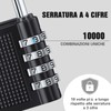 Vinabo Combination Padlock, Combination Lock, 4 Digit Combination Lock, Padlock