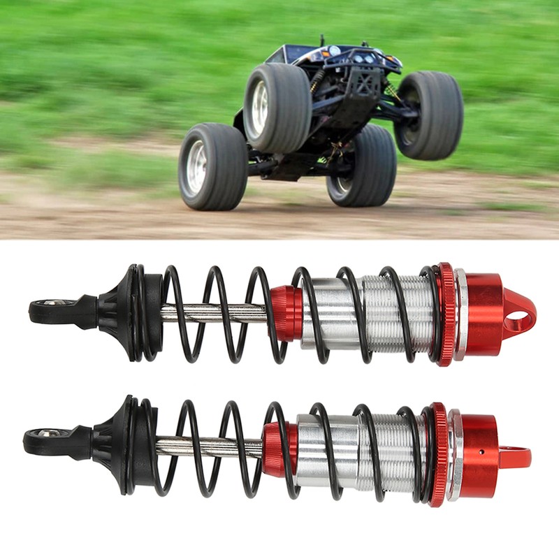 A Pair RC Front Shock Absorbers Aluminium Alloy High Elasticity