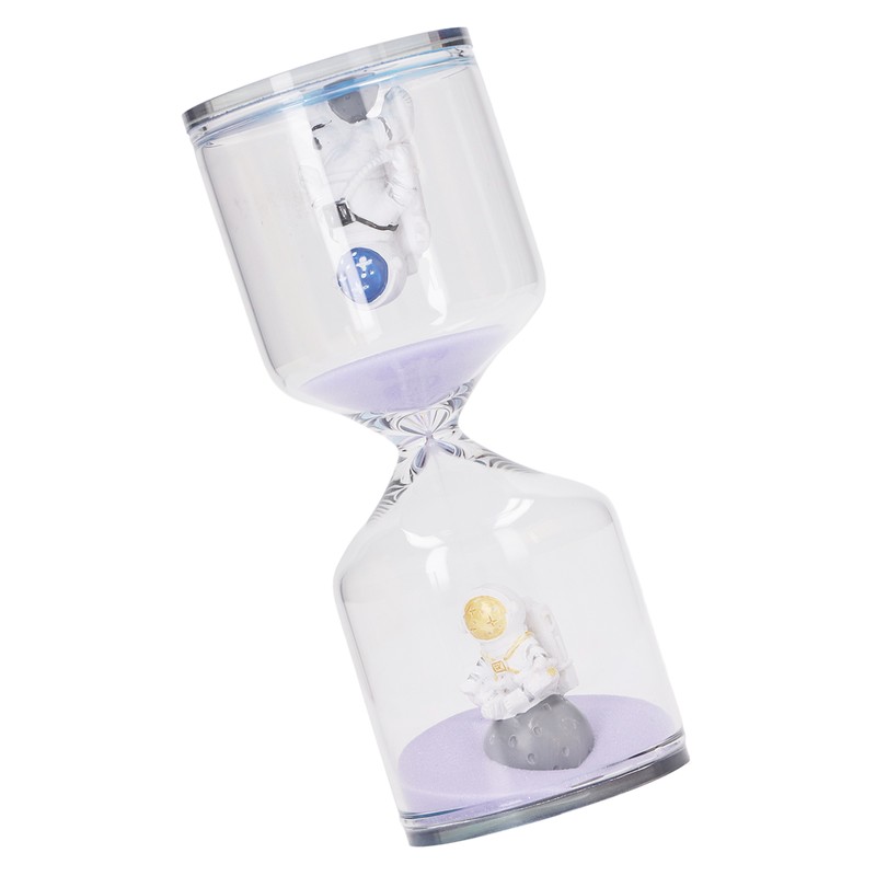 Decorative Sand Timer Clock Space Man Educational Hourglass for Office