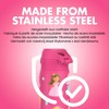 Ion8 Leak Proof Kids Water Bottle, Stainless Steel, Princess, 400