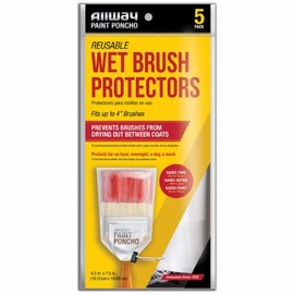 Allway PON-BR Paint Poncho Wet Paint Brush Protector, 5-Pk. - Quantity 12