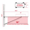 TURBRO Wall Mount Bracket for Mini Split Ductless Air Conditioner