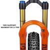 BOLANY 26/27.5/29inch Bike Suspension Fork 120mm Travel 28.6mm (1-1/8inch)*220mm Thread-Less