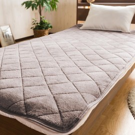 Bed Pad - Single Size - 39.4 - 78.7 inches (100.0 x 200.0 cm) - Flannel Layer Pad - Warm Soft Extra - Fine Fiber - Washable