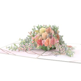 Lovepop Wedding Florals Pop Up Card - Greeting Card, 3D Card, Wedding Cards, Congratulations Cards