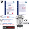 ZJWZJH (15Amp) 16mm Latching Push Button Switch 12V DC 24V
