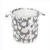Moomin Round Basket Shapes Gray