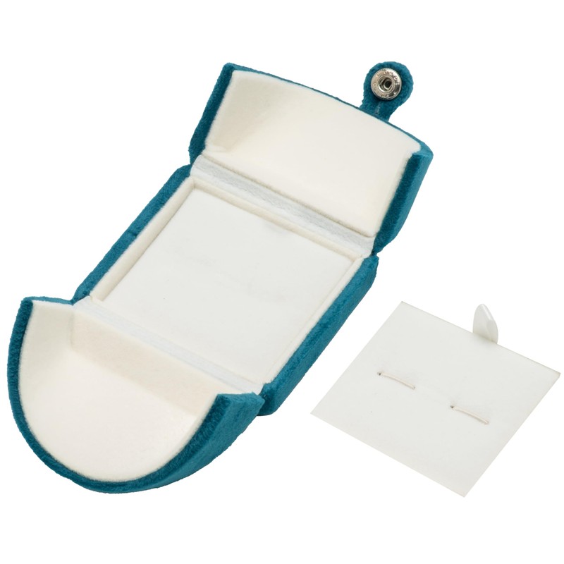 Soft Velvet Small Cufflink Box for Men,Cuff Links Storage Box