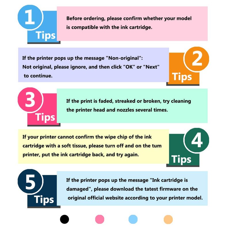 VIVIDRAW 910XL Compatible Ink Cartridges Combo Pack for HP 910