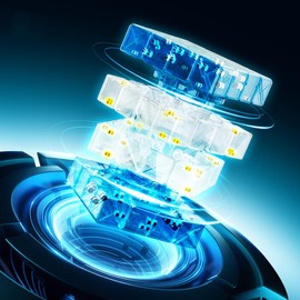 HELLOCUBE QiYi Warrior M 4x4 Magnetic UV Coated 4x4x4 Speed Cube