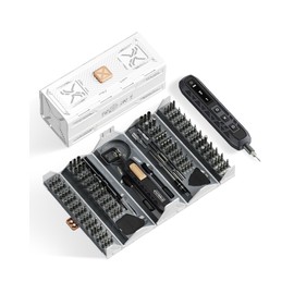 Electric Screwdriver Kit, 181 in 1 Mini Precision Screwdriver Set with 162 Magnetic Bits, 3 Torque Settings, 3.7V Cordless Power Screwdriver Repair Tool for Phone Camera Laptop Watch