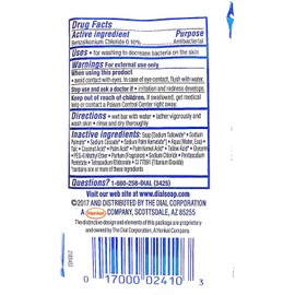 Dial White Antibacterial Deodorant Bar Soap 3 pk (Pack of 18)