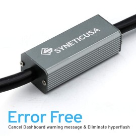 Syneticusa 1157 Error Free Canbus Dual Color Switchback LED Turn Signal Light Bulbs No Hyper Flash All in One Built In Resistors (Turn Signal--Amber and white alternate flash)