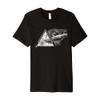 Geometric Triangle space Whale Wave Premium T-Shirt