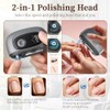 Electric Nail Clipper Adjustable Width & Narrow Double-Groove Blades, Adjustable