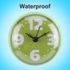 Waterproof Shower Clock Round Face Diameter 7 cm Suction Cup
