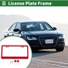 RATCHROLL License Plate Frame Stainless Steel Car License Plate Frame