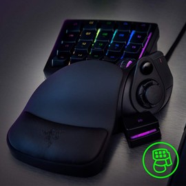 Razer Tartarus V2 Gaming Keypad: Mecha Membrane Key Switches - One Handed Keyboard - 32 Programmable Keys - Customizable Chroma RGB Lighting - Programmable Macros - Snap Tap - Black (Renewed)