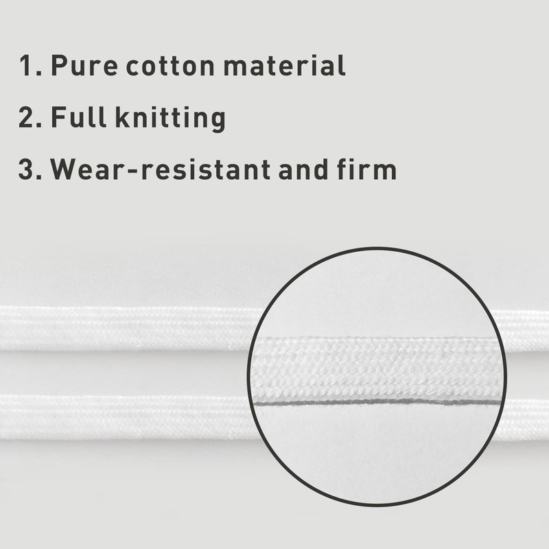 UamGlsob Flat Laces for Veja Campo Sneakers,8mm Trainers Shoelaces Replacement