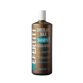Shampoo Chocola-T Nefertiti 1L con Dispensador – Hidratación, Doble Queratina y Antifrizz para Todo Tipo de Cabello
