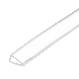 PATIKIL Rubber Seal Strip, Flexible U Channel Edge Trim Waterproof Edge Protector Soundproof Door Seal Strips for Sheet Metal Car, Fit 9/32"(7mm), 9.84 ft Length, Transparent