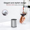 ELMWAY Wine Stopper, Stainless Steel Wine Bottle Stopper, Mini Vacuum