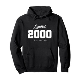 Gift for 25 Year Old 2000 Limited Edition 25th Birthday Pullover Hoodie