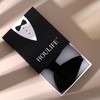 HOULIFE Men's Bow Tie, Adjustable Velvet Bow Tie, Pre-Tied Bow