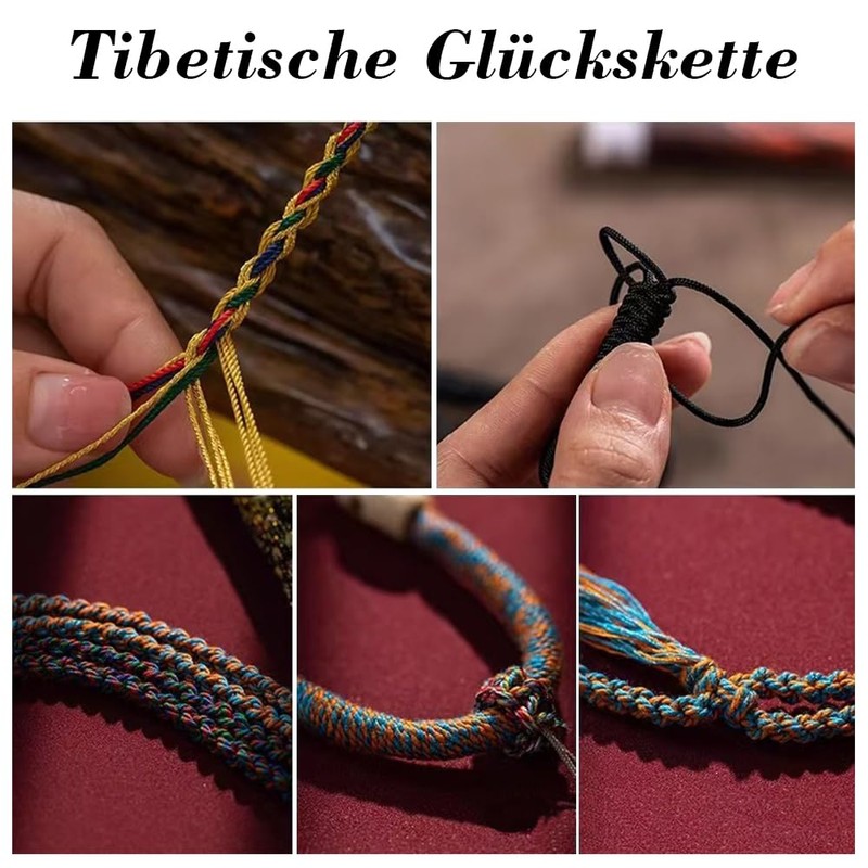 Viwind Tibetan Necklace for Men and Women Manual Braid Adjustable