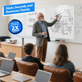 Nortix Flip Chart Paper, Sticky Easel Pads, Chart Paper for Teachers,Super Adhesive & Bleed-Resistant, Large Self-Stick Easel Paper for Classroom/Office, 25 x 30 inch, 30 Sheets/Pad, 3 Pads