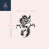 Fake Tattoo Dragon - Temporalis® | Adult Temporary Tattoos -