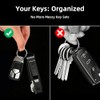 Compact Metal Key Organizer for Men and Women