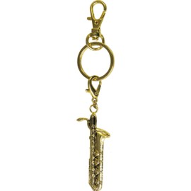 ナカノ ブラスバンドキーホルダー バリトンサックス ゴールド MM120KHBSXG