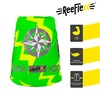 REEFLEXX Reflector Backpack Cover Green Arrow Compass, Size M, for