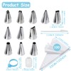 Tomuvpzn 100 Piece Piping Bag Set