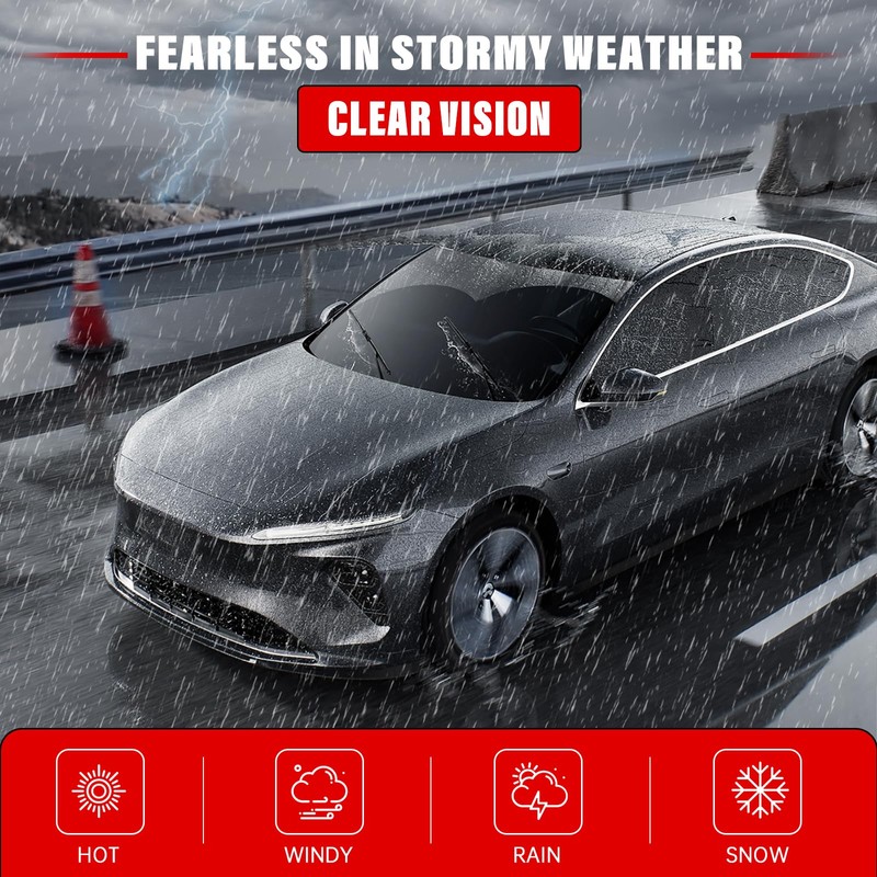 RAINTOK Windshield Wiper Blades Replacement for Nissan Juke 2011 2012