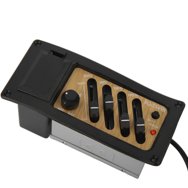 Acoustic Guitar Pickup Preamp Piezo 4 Band EQ Equalizer System